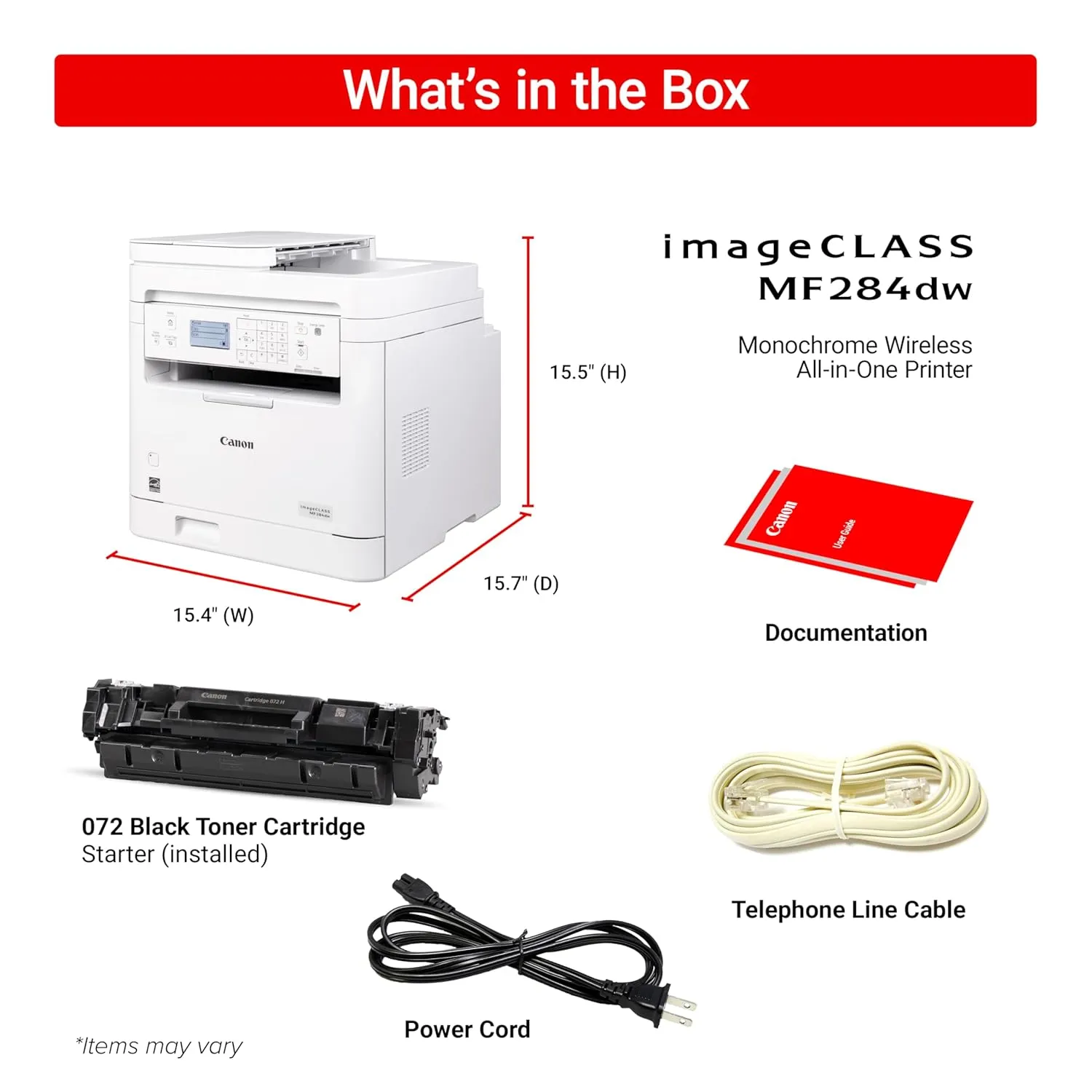 Canon Laser Printer MF284dw A4 Multi Function view 4